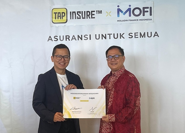 Tap Insure dan Moladin Finance Jalin Kemitraan Strategis untuk Proteksi Kendaraan Bermotor hingga Properti