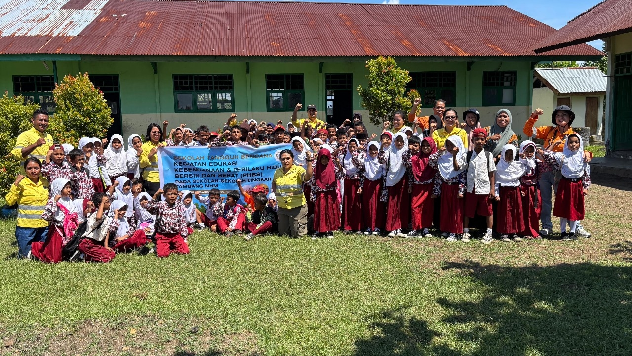 PT Nusa Halmahera Minerals (NHM) Gelar Edukasi Perilaku Hidup Bersih dan Sehat (PHBS) di SD Al-Khairaat Kao