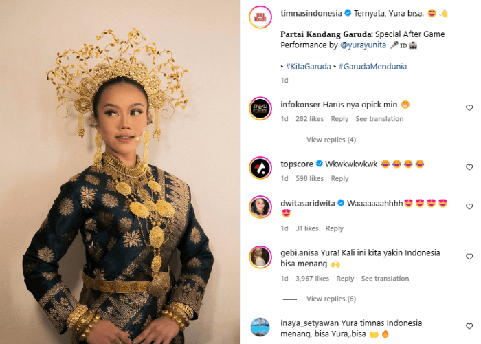 Keren! Yura Yunita Bakal Tampil Usai Laga Timnas Indonesia vs Arab Saudi Malam Ini