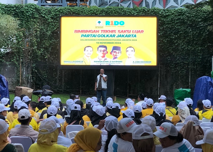 30 Ribu Saksi Hasil Bimtek Golkar Siap Kawal Suara Ridwan Kamil-Suswono di Seluruh TPS