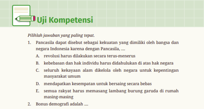 Kunci Jawaban Pendidikan Pancasila Kelas 12 Halaman 65 Hingga 66 Kurikulum Merdeka