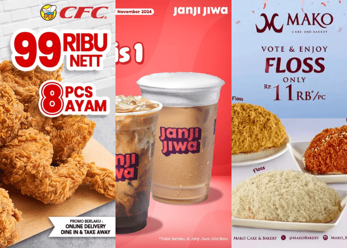 10 Daftar Promo Pilkada 2024, Saatnya Berburu Diskon Makanan dan Minuman dengan Tunjukkan Jari Ungu!