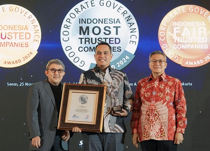 Berkomitmen dalam Menjaga Tata Kelola Perusahaan, Pegadaian Raih Predikat Most Trusted Company
