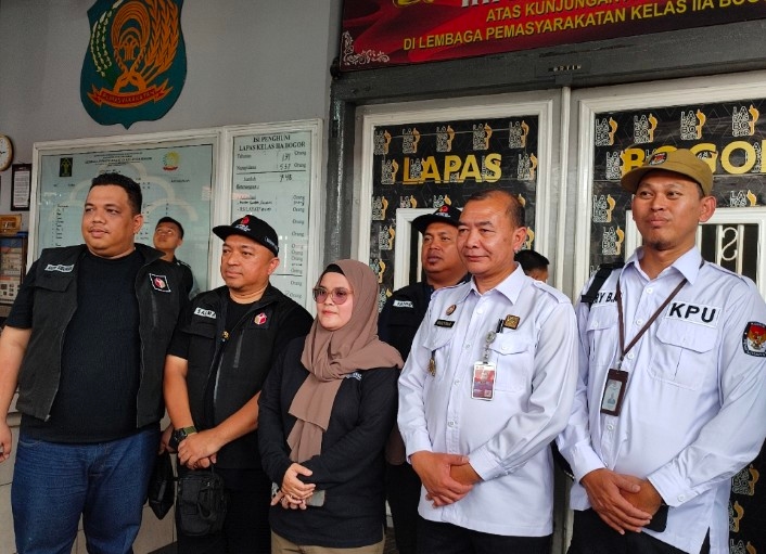 Tinjau Pencoblosan di Lapas Paledang, Bawaslu Pastikan Hak Pilih Warga Binaan Terjamin