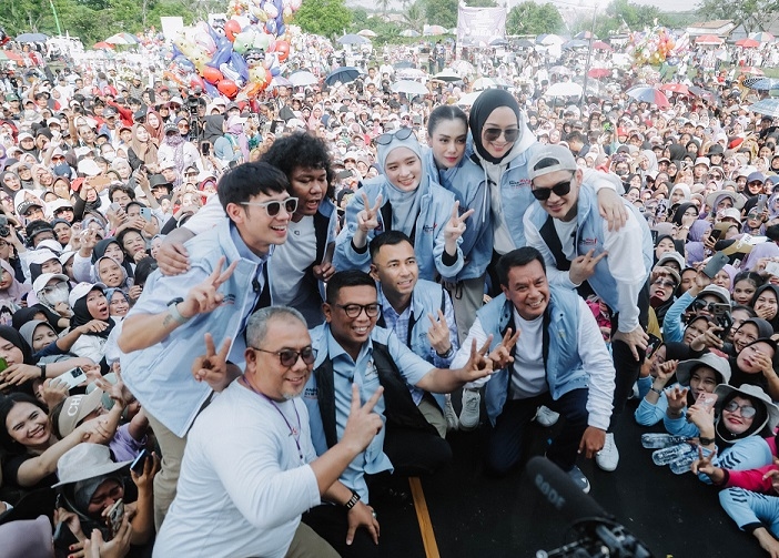 Relawan Manis Kabupaten Tangerang Ucapkan Selamat kepada Maesyal-Intan Menang Versi Hitung Cepat