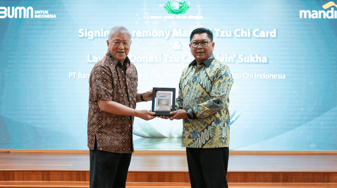 Bank Mandiri dan Tzu Chi Luncurkan Kartu Kredit Berbasis Donasi dan Layanan Filantropi Digital di Livin'
