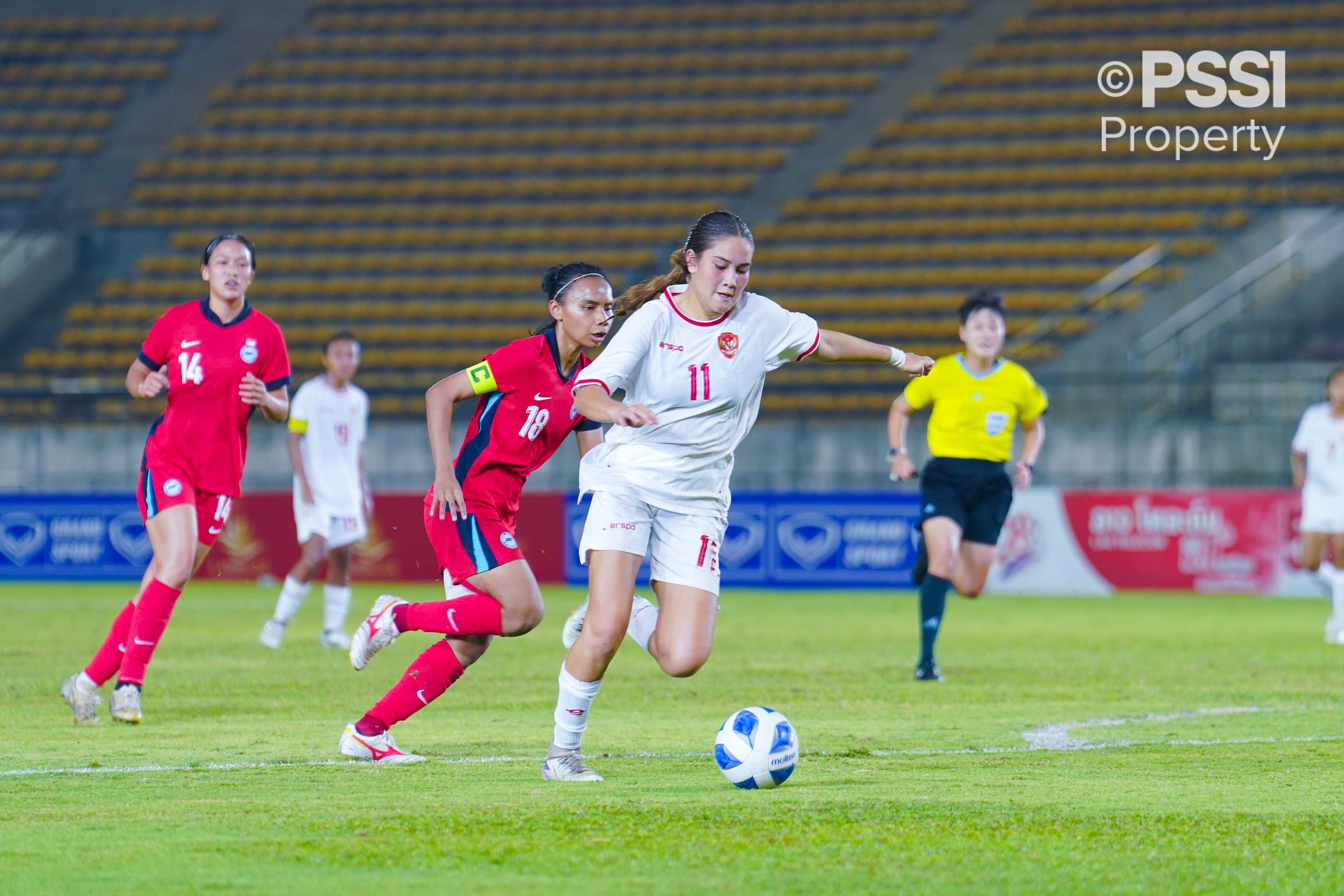 Bungkam Singapura 3-0, Timnas Wanita Indonesia Melenggang ke Final AFF Women's Cup