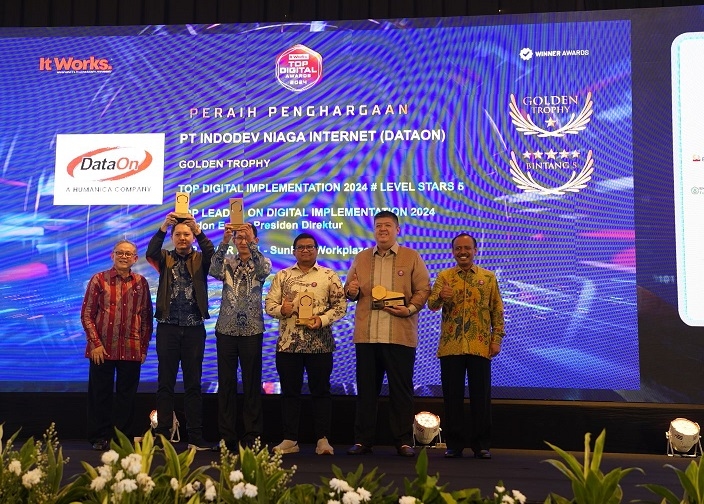 DataOn Raih Empat Penghargaan Bergengsi dalam IT Works Top Digital Awards 2024