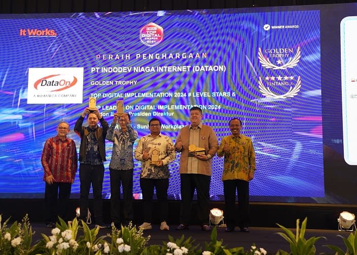 DataOn Raih Empat Penghargaan Bergengsi dalam IT Works Top Digital Awards 2024