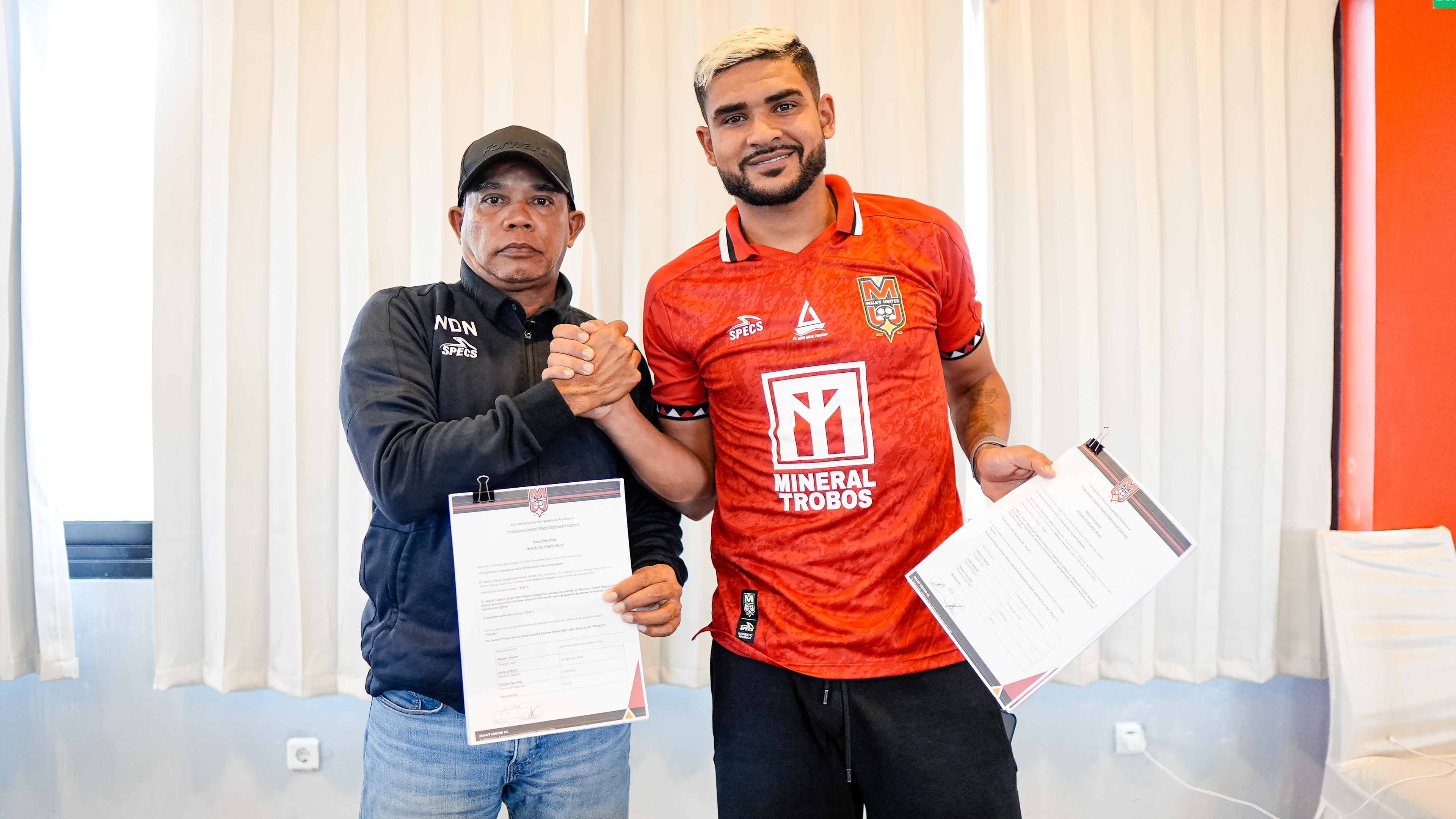 Perkuat Lini Depan di Paruh Kedua, Malut United Resmi Datangkan Junior Brandao dari Madura