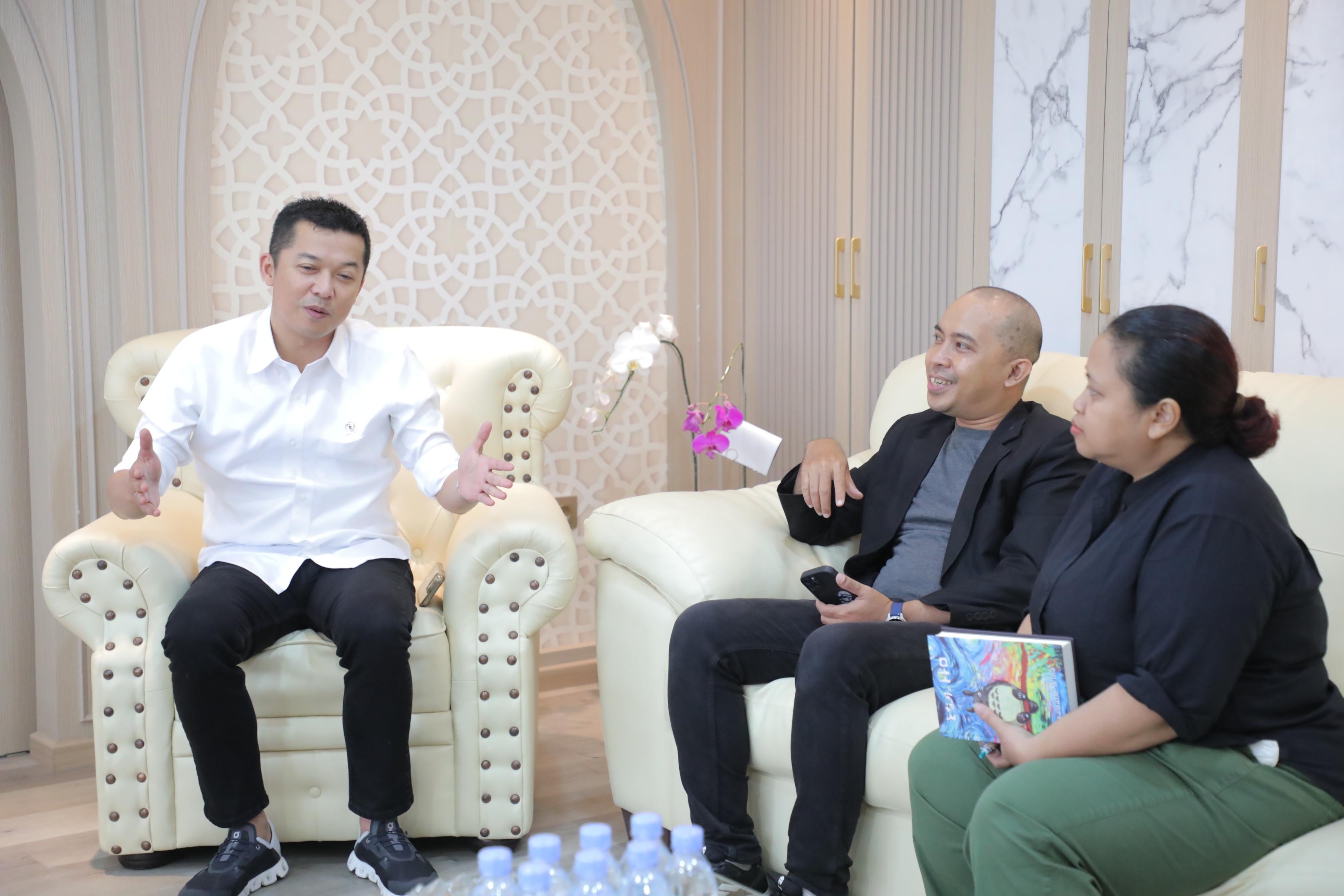 Audiensi dengan Wamenpora Taufik Hidayat, Siwo PWI Pusat Siap Gelar Seminar Evaluasi PON