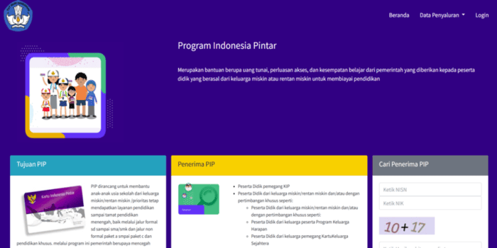 Cara Cek NISN Penerima Bantuan PIP Secara Online di Laman pip.kemdikbud.go.id