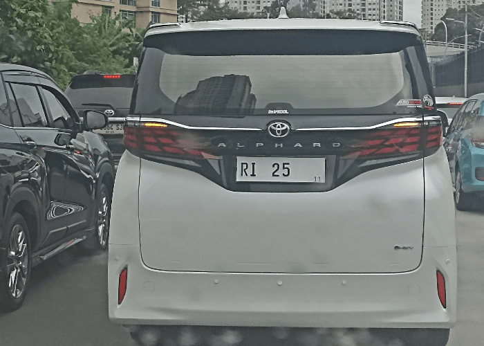 Daftar Plat Nomor Mobil Pejabat RI Terbaru 2024 Kabinet Merah Putih: Ada Tambahan Angka Mungil untuk Apa?