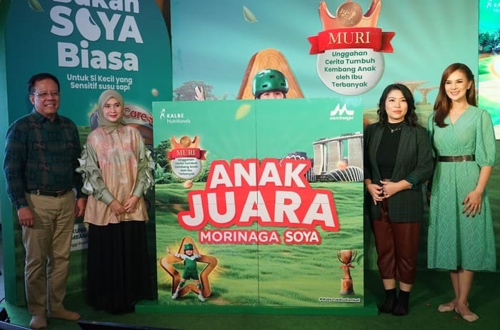 Morinaga Soya Pecahkan Rekor MURI dengan Gerakan “1000 Cerita Bunda untuk Anak Juara”