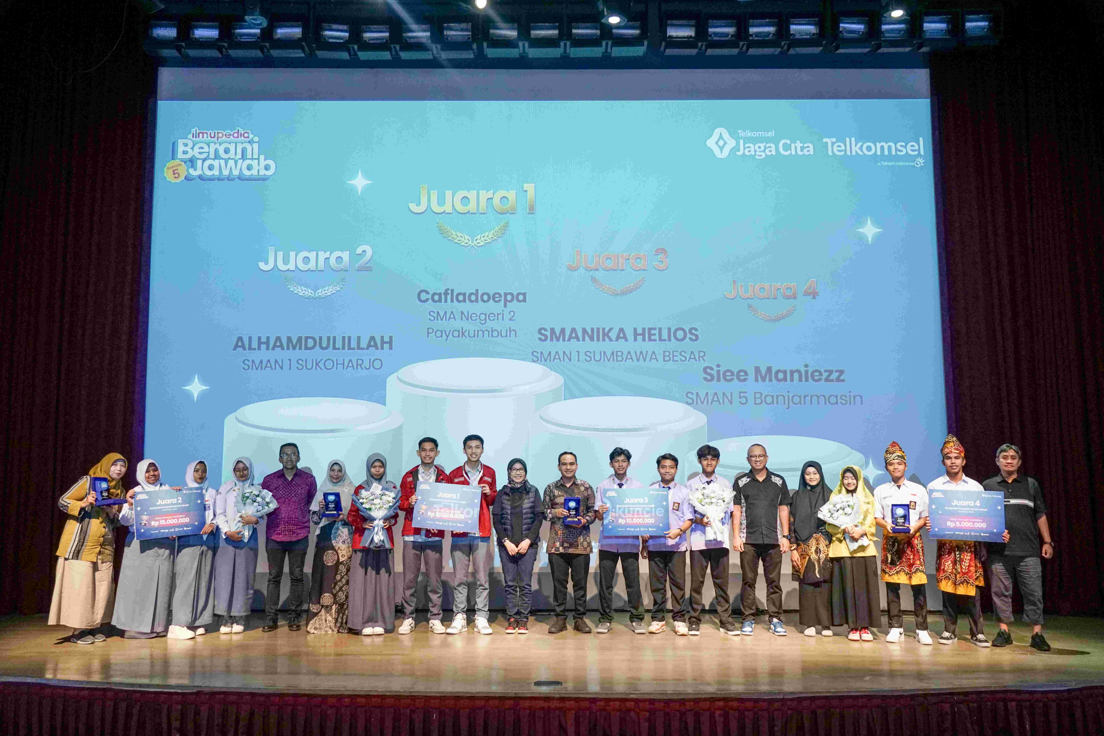 Telkomsel Jaga Cita Gelar Ilmupedia Berani Jawab Season 5