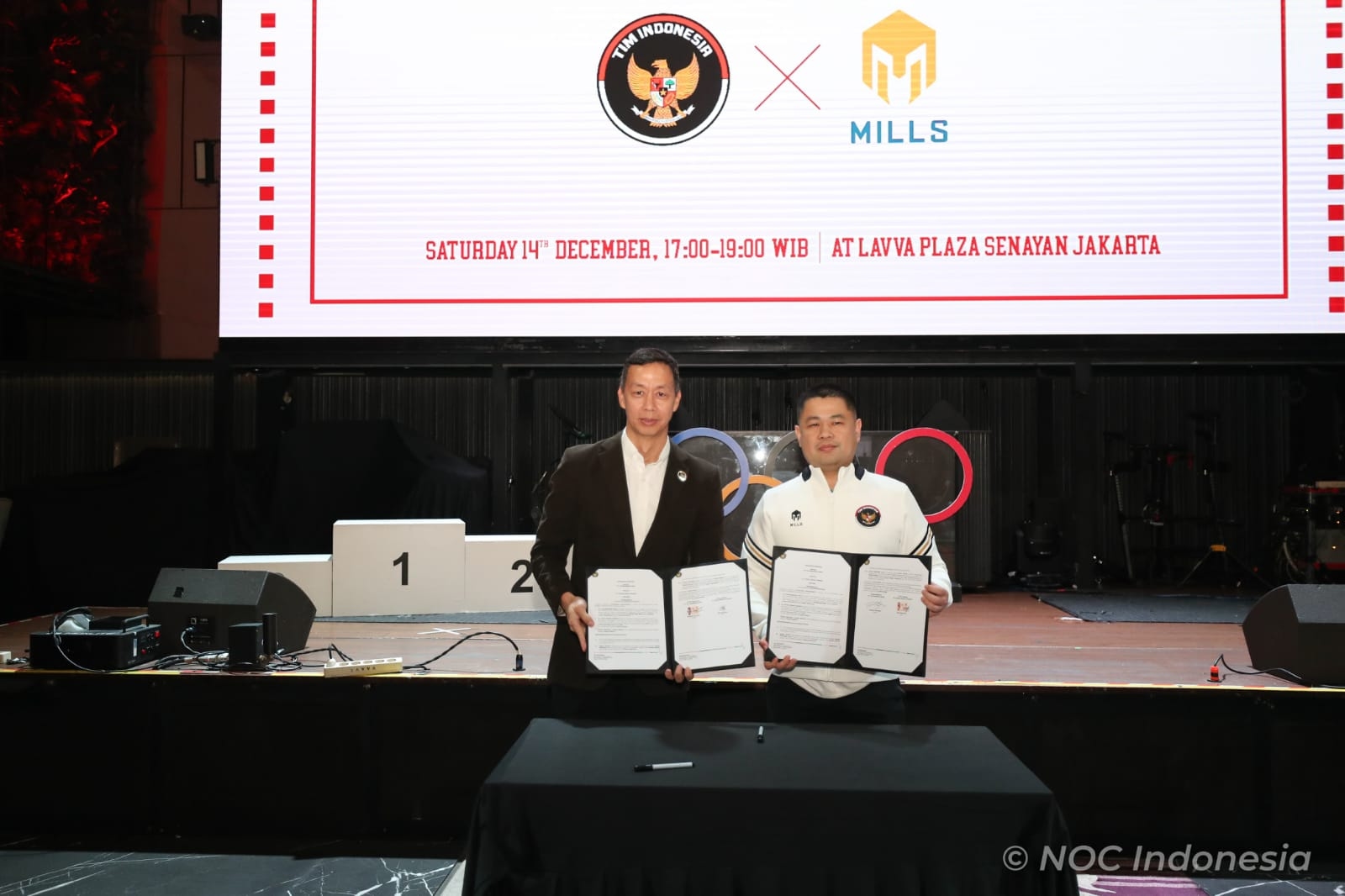 Tim Indonesia Ikat Kerjasama dengan Mills Dukung Performa Atlet di Panggung Internasional