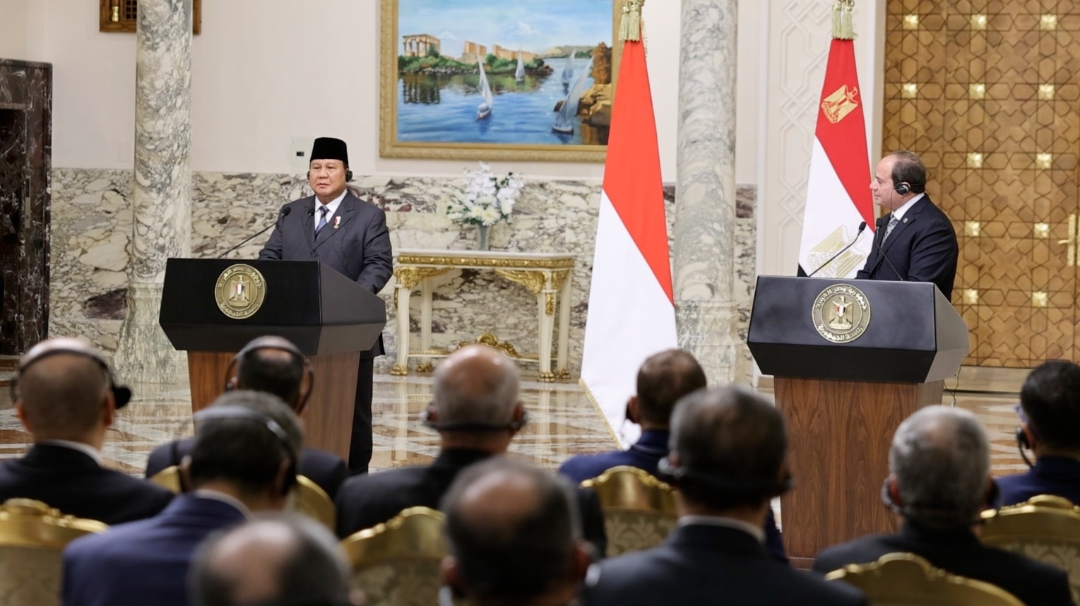 Prabowo dan Presiden Mesir El-Sisi Akan Perdalam Bahas Konflik di Gaza