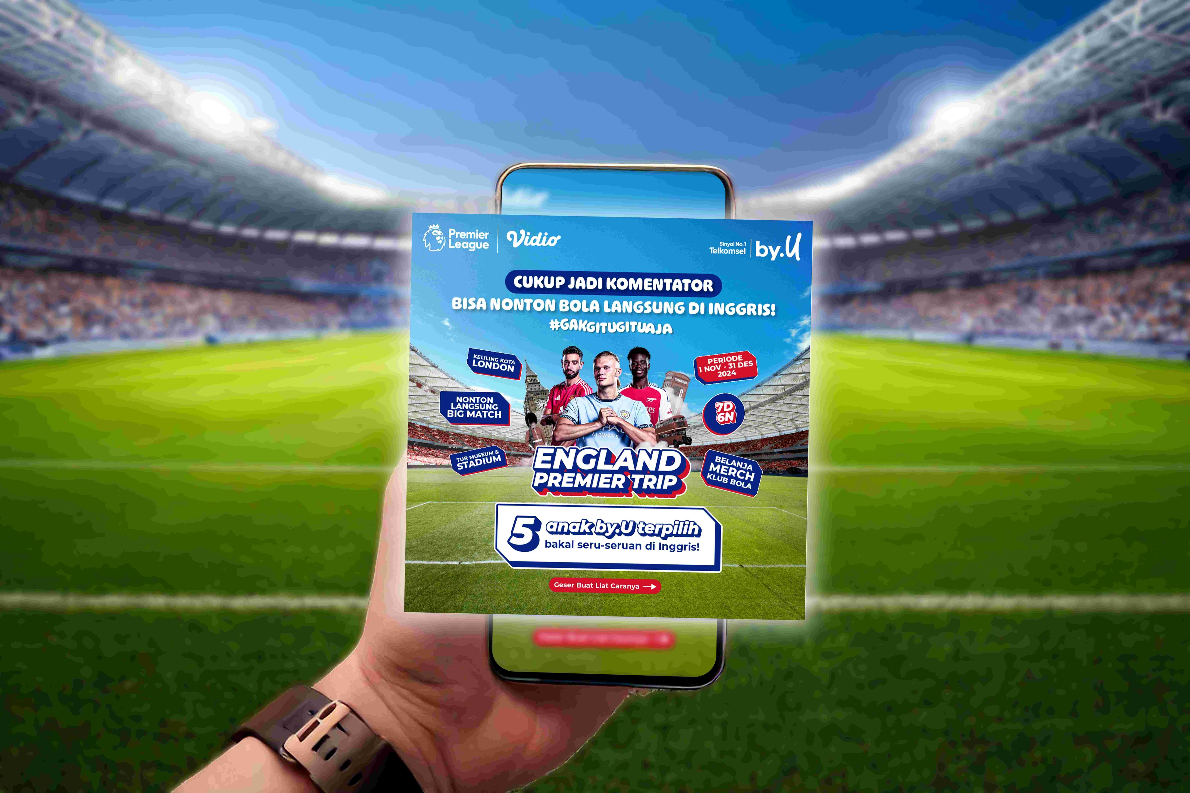 by.U Hadirkan Pengalaman Nonton Sepak Bola Yang GakGituGituAja