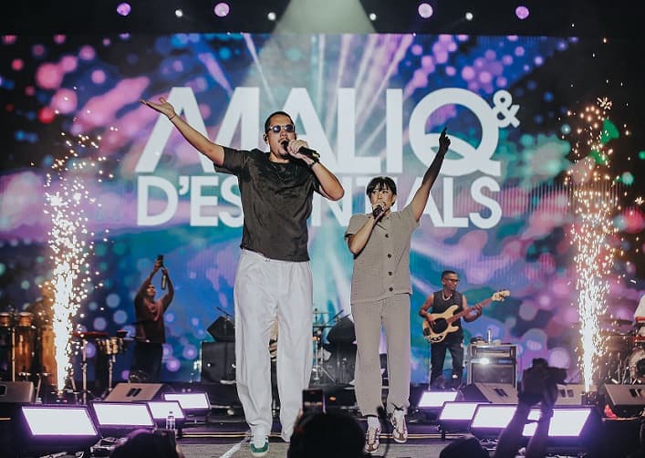Maliq & D'Essentials Bikin Romantis Malam Syahdu Akurat Fest 2024