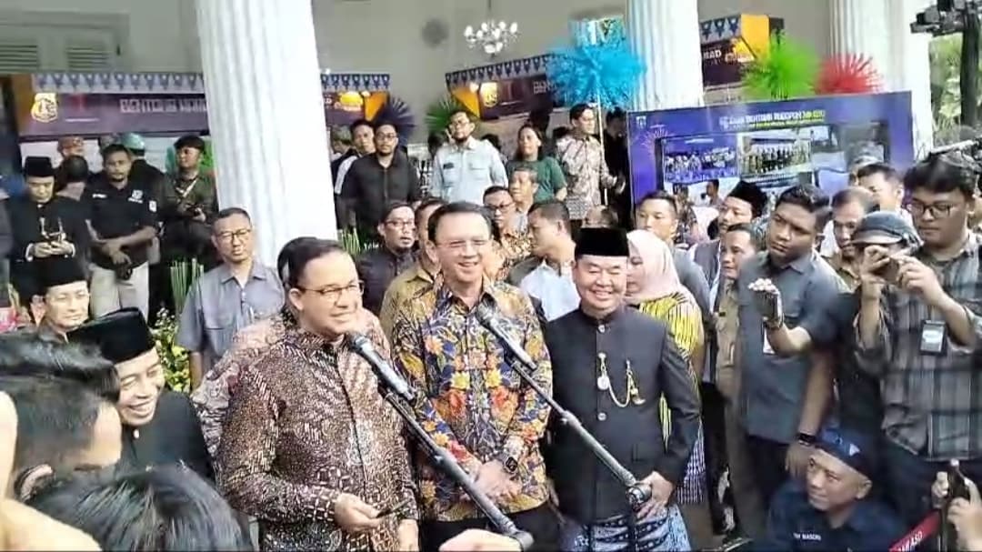 Hadiri Bentang Harapan JaKasa, Anies Bahagia Bertemu Para Mantan Gubernur Jakarta
