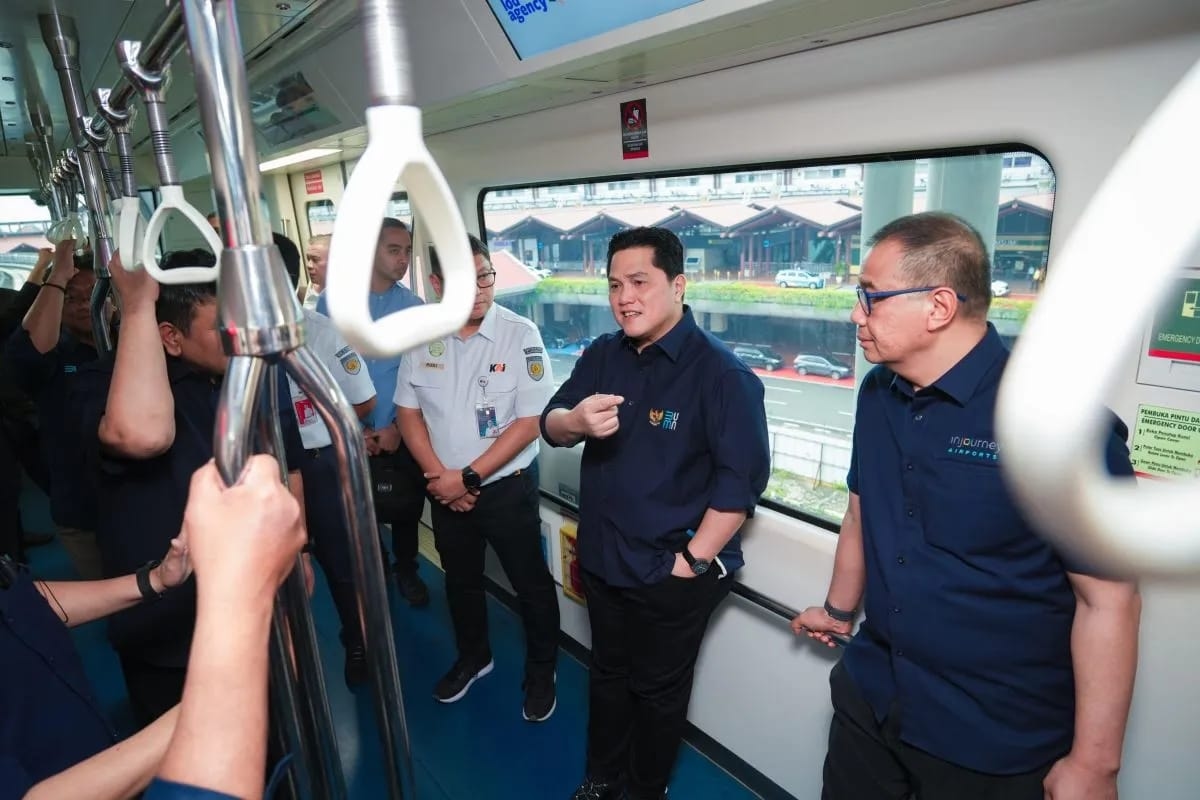 Erick Thohir Harap Waktu Tempuh Kereta Bandara Bisa Dipercepat dalam 6 Bulan ke Depan