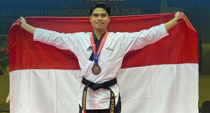 Mahasiswa STAINI Parung Bogor Raih Juara 3 Asian Taekwondo Championship di Vietnam