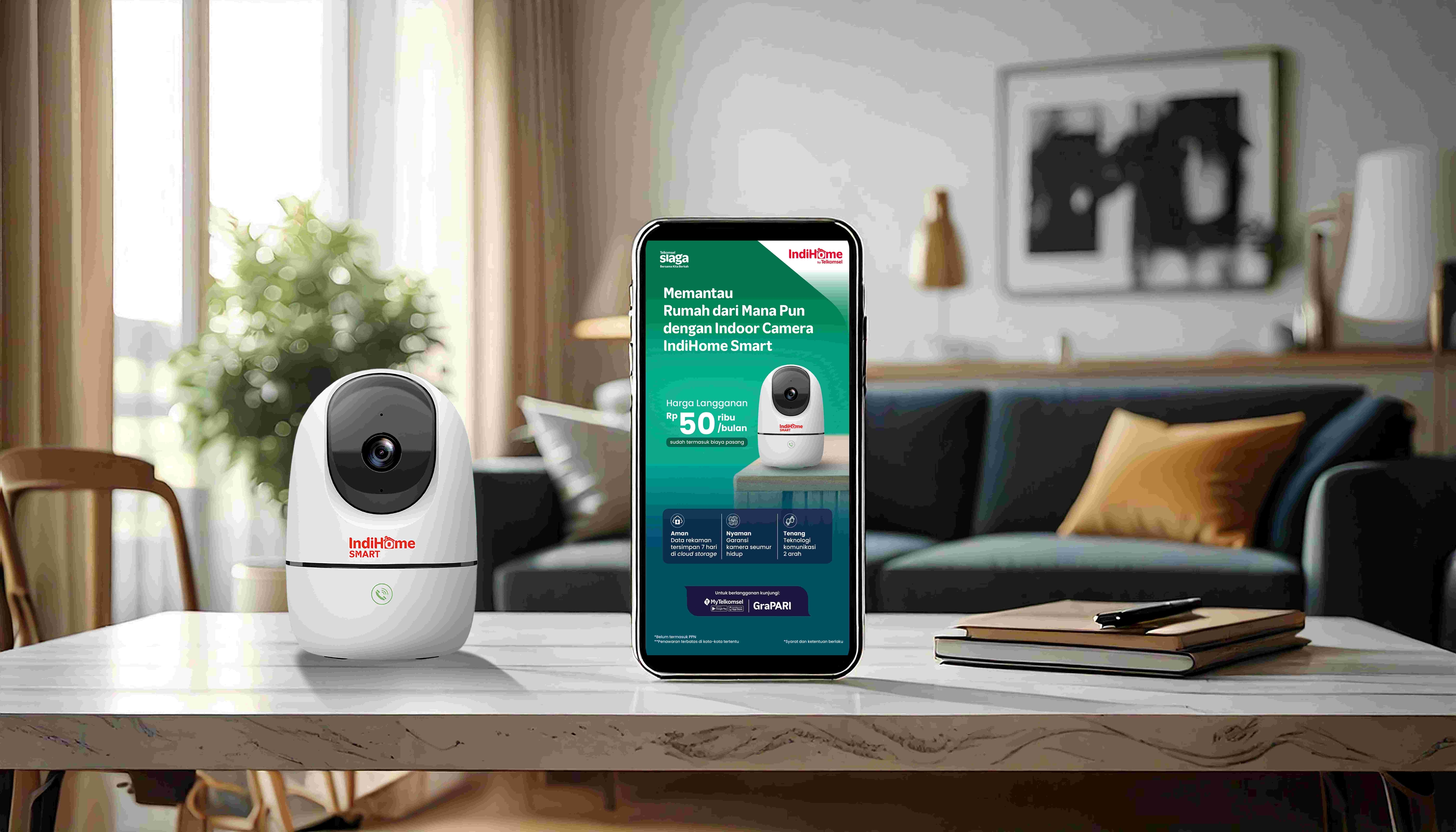 Telkomsel Hadirkan IndiHome SMART Camera, Solusi Rumah Pintar dengan Teknologi Keamanan Terkini