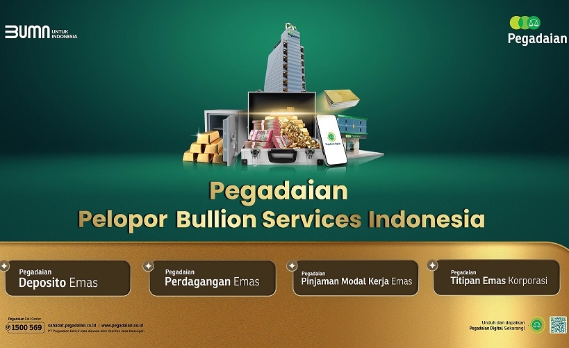 Jadi Hadiah Tahun Baru, Pegadaian Dapat Restu OJK Jalankan Kegiatan Usaha Bulion