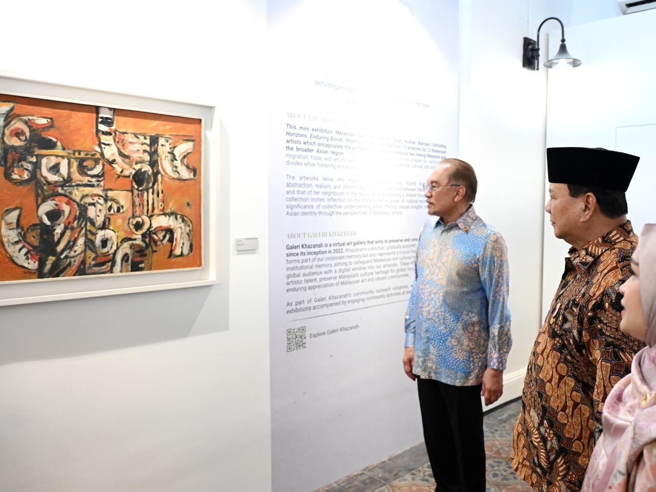 Anwar Ibrahim Ajak Prabowo Keliling Rumah Tangsi, Lihat Karya Seni Malaysia