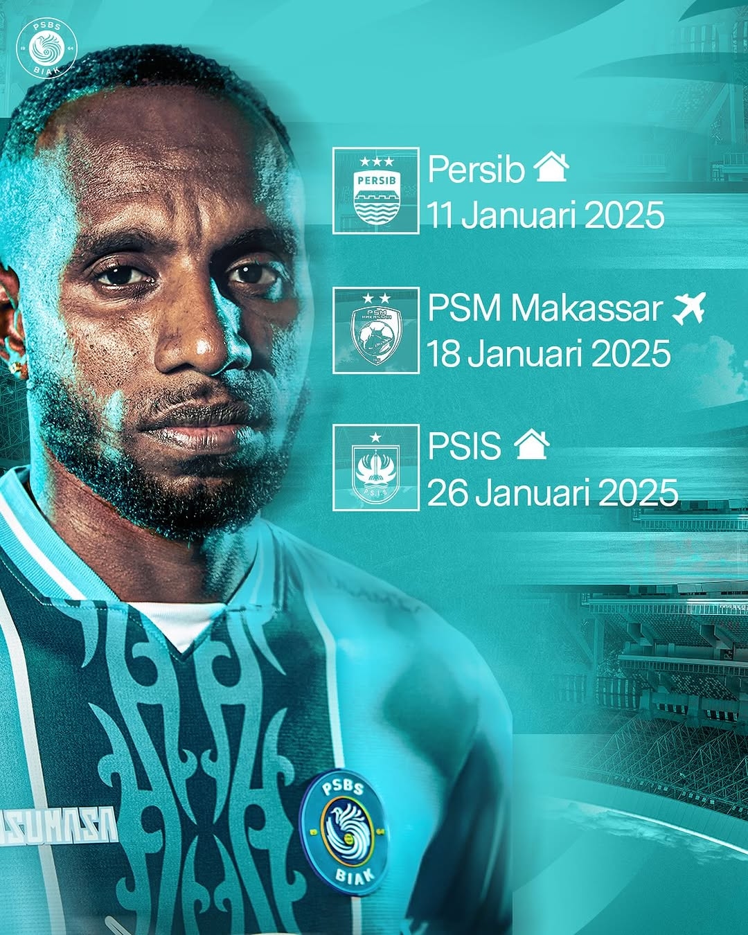 Jadwal BRI Liga 1 PSBS Biak vs Persib Bandung 11 Januari, Jangan Terlewat Tayang di Indosiar!