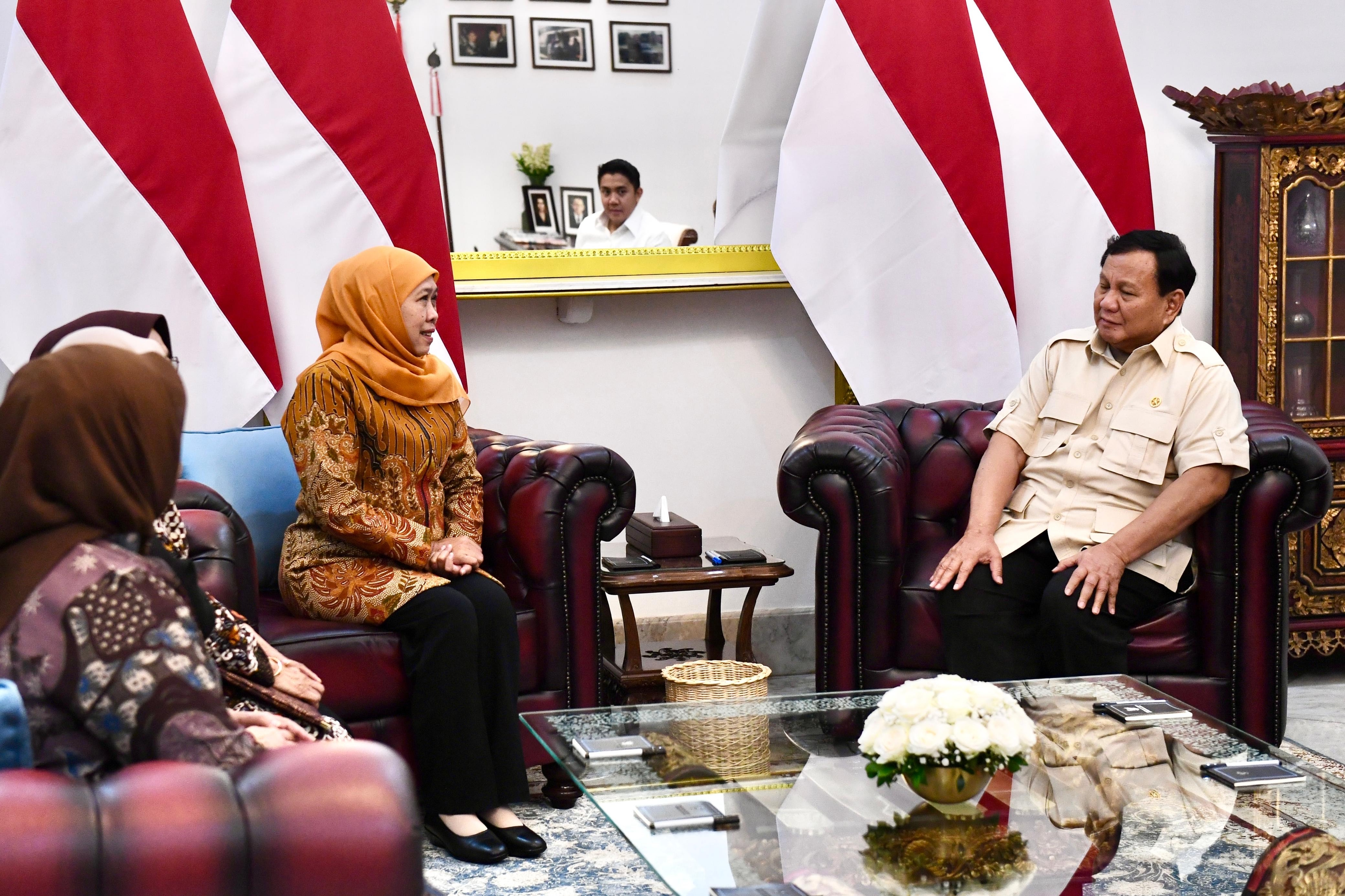 Khofifah Usul ke Prabowo agar TK Islam Jadi Penerima Manfaat Program Makan Bergizi Gratis