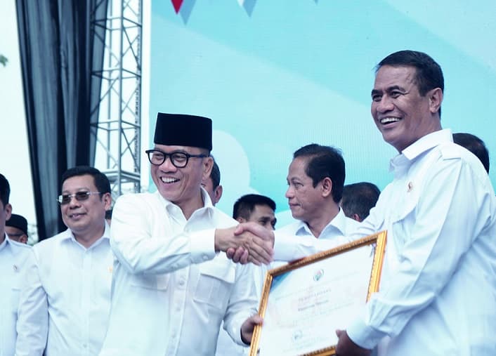 Kick Off Hari Desa, Mentan Amran Ajak Kades Seluruh Indonesia Jaga Ketahanan Pangan