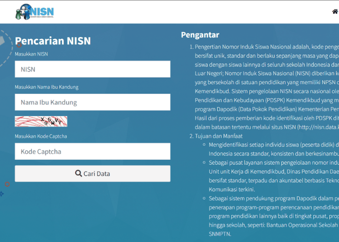 Cara Cek NISN Siswa via Laman nisn.data.kemdikbud.go.id 2024, Camaba Catat untuk Daftar SNPMB 2025!