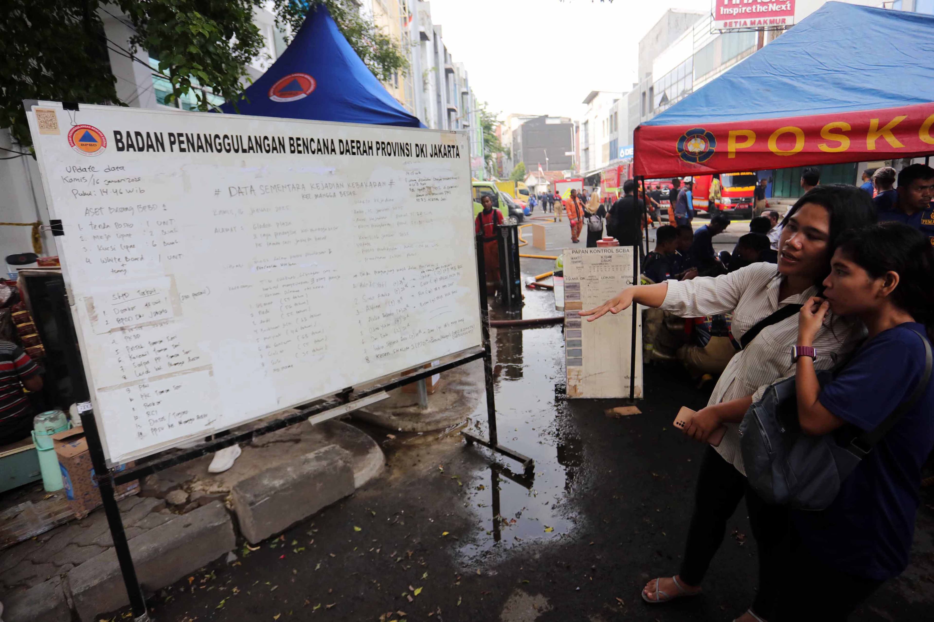 RS Polri Terima 13 Sampel DNA Korban Kebakaran Glodok Plaza