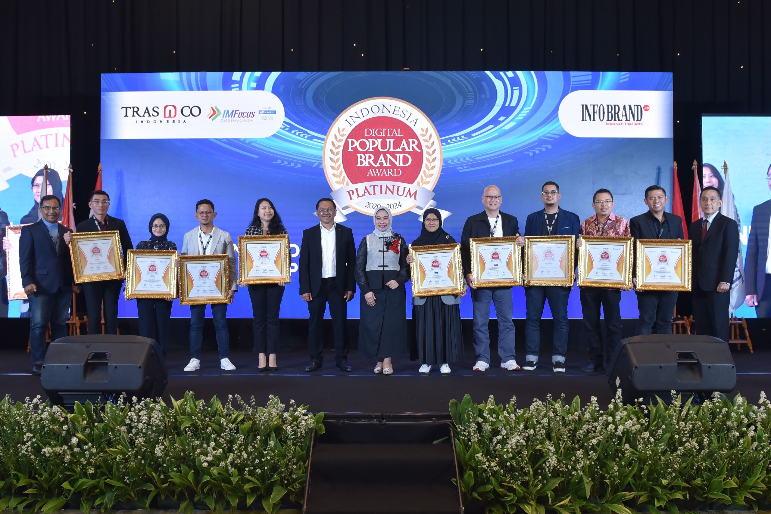 Deretan Brand Peraih Indonesia Digital Popular Brand Award Platinum 2020-2024