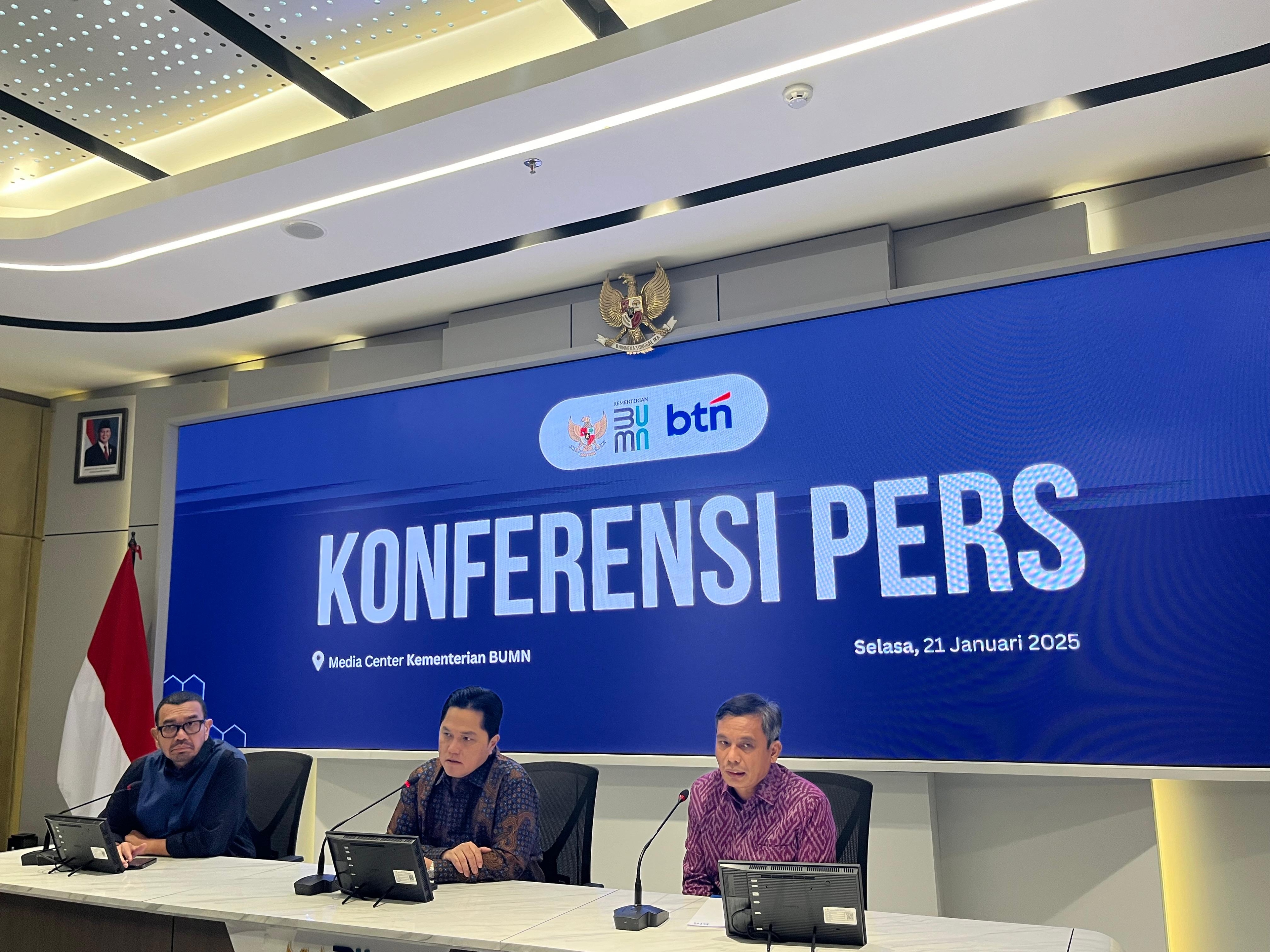Erick Perintahkan BTN Blacklist Pengembang Nakal
