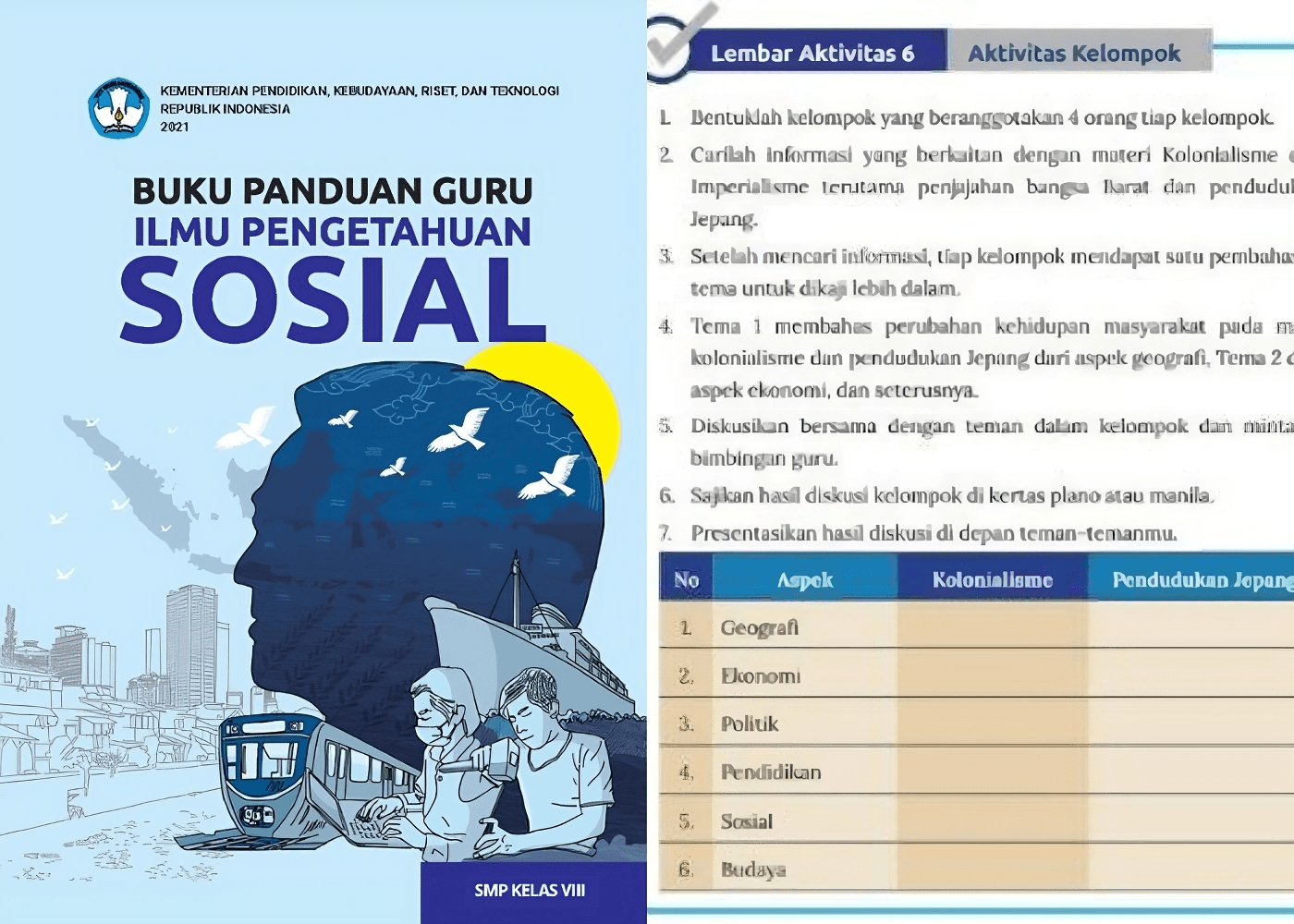 Kunci Jawaban IPS kelas 8 Halaman 167 Kurikulum Merdeka: Lembar Aktivitas 6