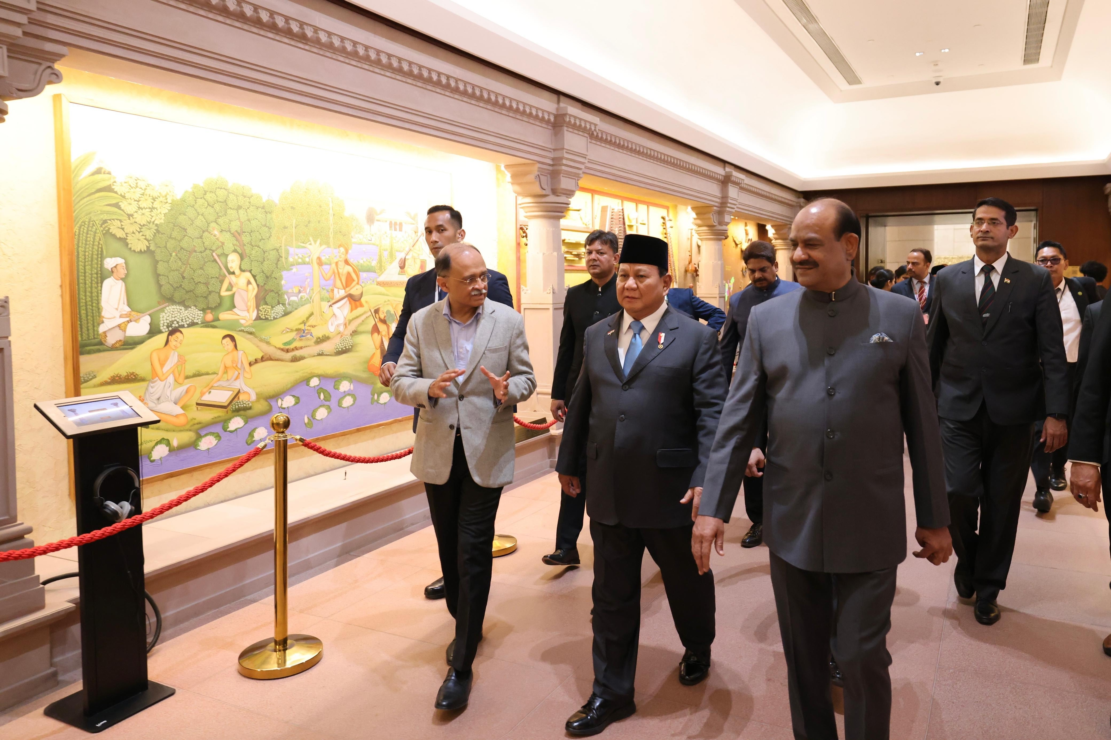 Prabowo Kunjungi Parlemen India, Pererat Hubungan Diplomatik dan Budaya