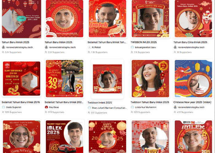 15 Twibbon Imlek 2025 Terbaru, Gratis dan Mudah Digunakan!