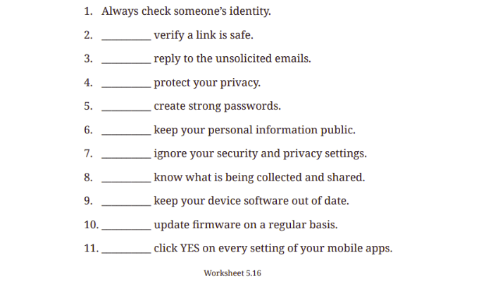 Kunci Jawaban Bahasa Inggris Kelas 9 SMP Halaman 311 Kurikulum Merdeka, Worksheet 5.16, Chapter 5