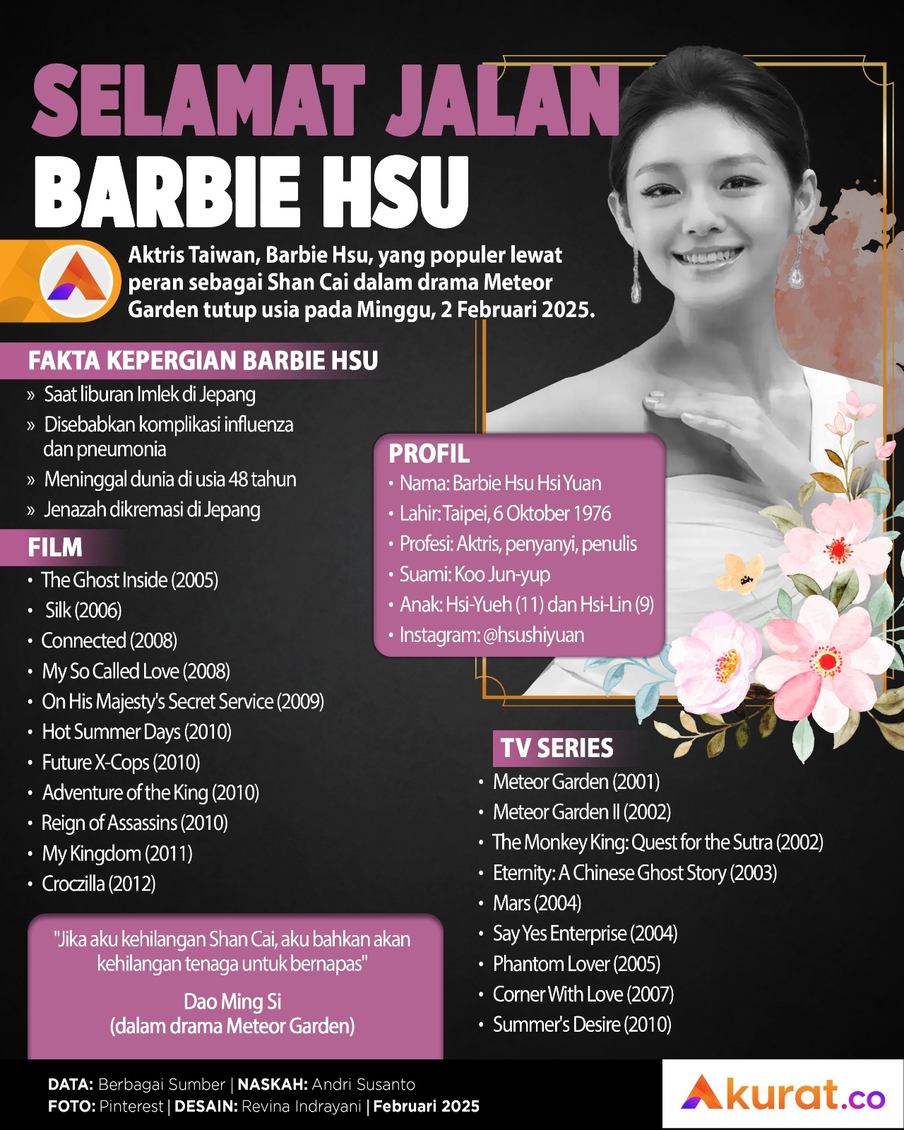 Selamat Jalan Barbie Hsu