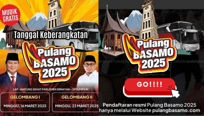 Jangan Ketinggalan! Ini Link Daftar Mudik Gratis Pulang Basamo 2025 Gelombang 1, Siap-Siap Balik Kampung