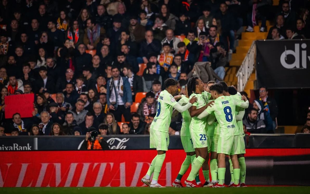 Copa Del Rey: Gulung Valencia 5-0, Barcelona Susul Madrid dan Atletico ke Semifinal