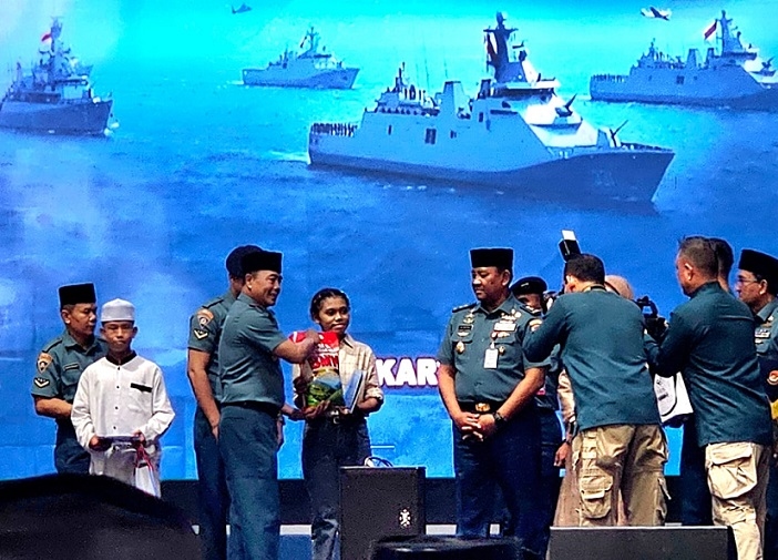 Santunan, Penghijauan dan Apresiasi Prajurit dalam Tasyakuran HUT ke-3 Koarmada RI