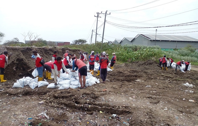 Antisipasi Tanggul Kritis, Pemkot Semarang Siapkan Ribuan Sandbag
