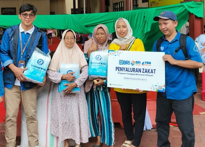 Hadir di Tengah Masyarakat, BRI Salurkan Dana CSR untuk Korban Kebakaran Kemayoran Gempol