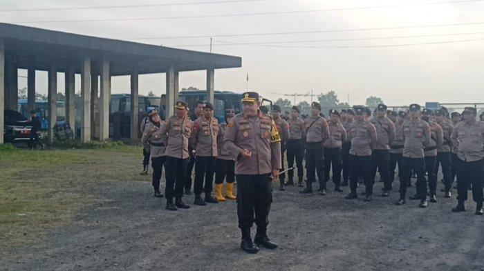 Ratusan Polisi Amankan Penertiban Lahan di Sabah Balau