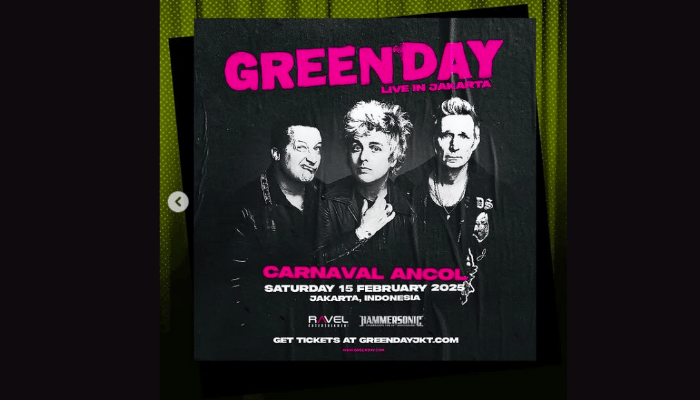 Cek Tiket Konser Green Day di Jakarta! Masih Tersedia untuk 15 Februari 2025?