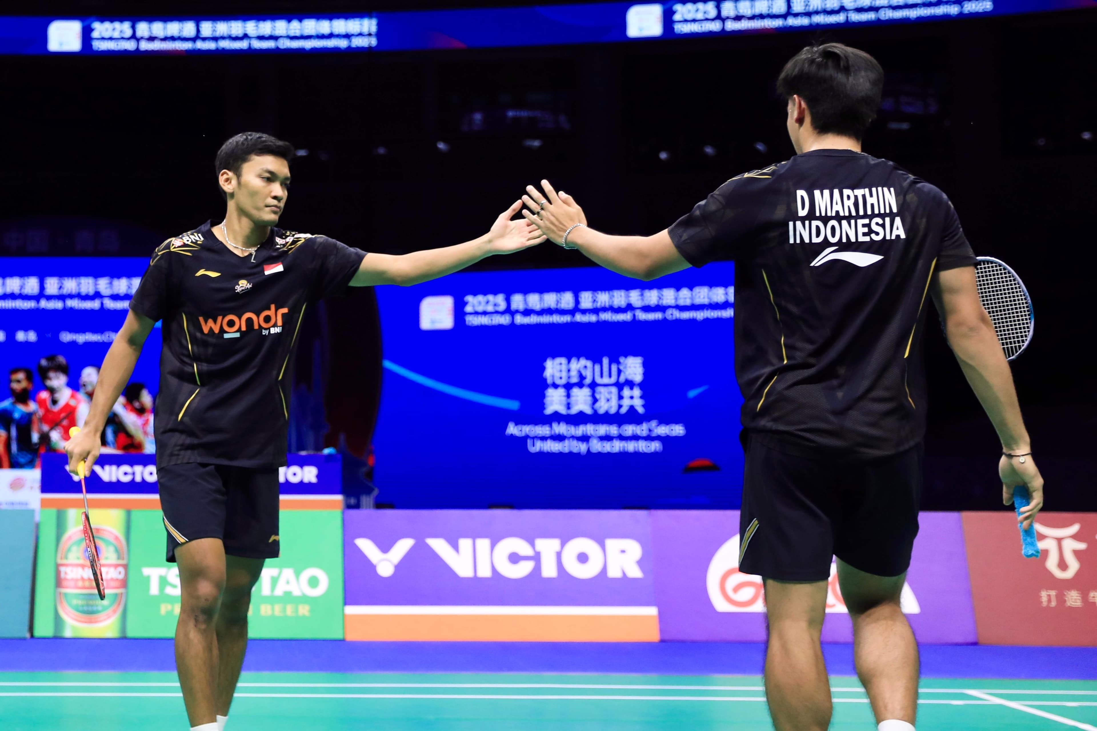 Kejuaraan Bulutangkis Beregu Campuran Asia: Fikri/Daniel Pastikan Final, Indonesia Tunggu Pemenang China-Jepang