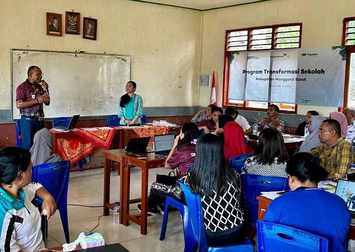 Dukung Sektor Pendidikan, Pegadaian dan Garuda Indonesia Bersinergi Wujudkan Transformasi Sekolah di Pulau Komodo
